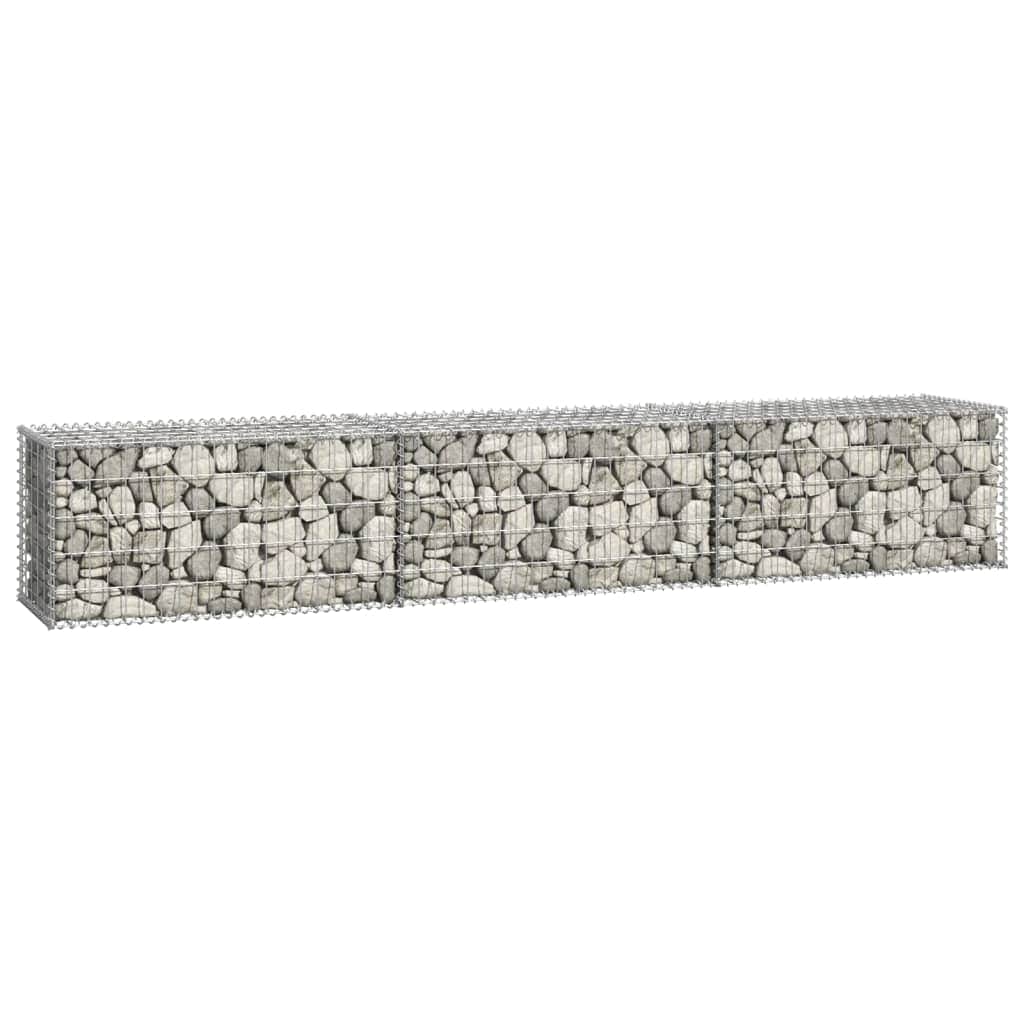 Gabion Wall with Covers Galvanised Steel S