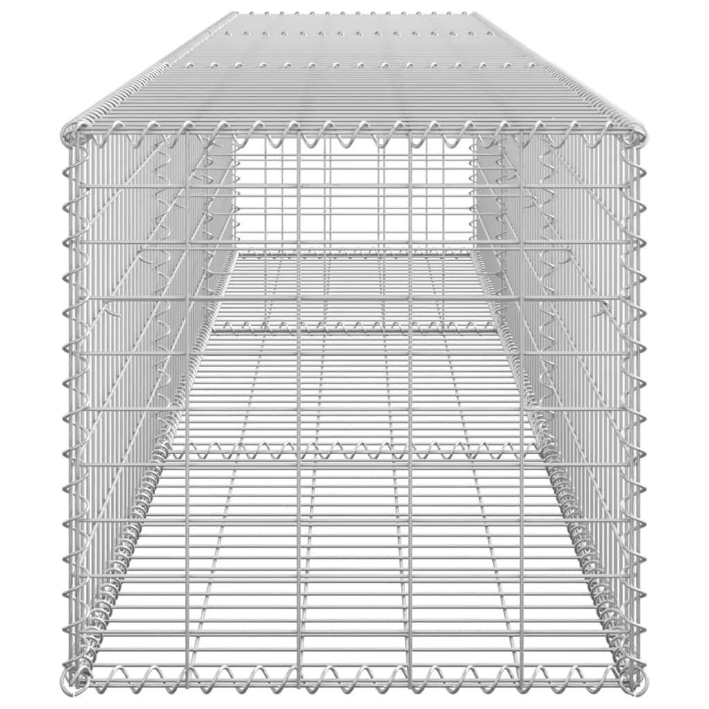 Gabion Wall with Covers Galvanised Steel S