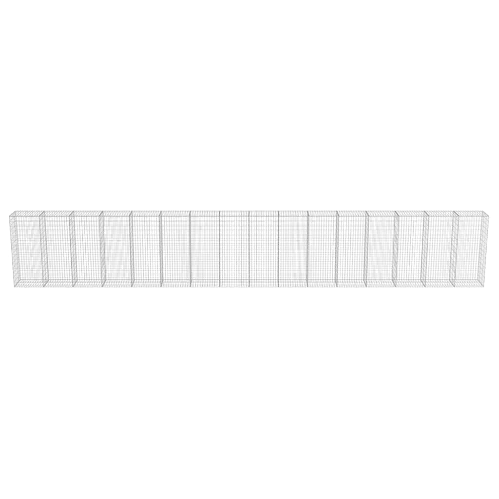 Gabion Wall with Covers Material (Galvanised Steel)