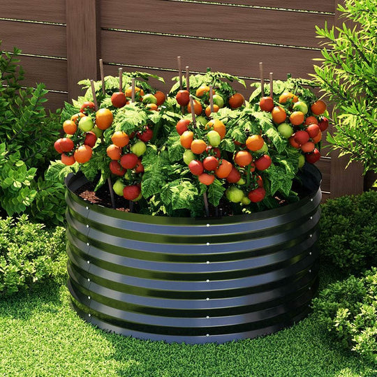 Garden Bed 90X45cm Planter Box Raised Container Galvanised Steel | Garden Beds & Planters