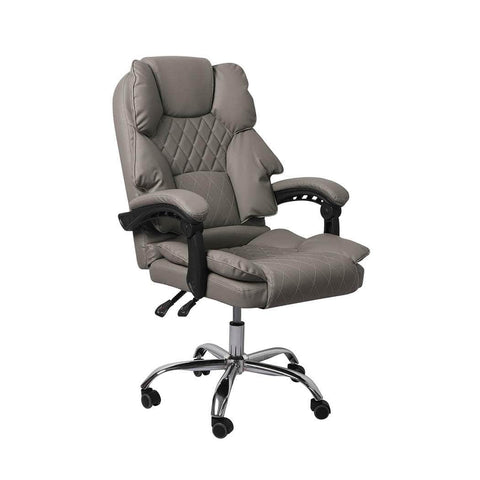 Gaming Chair Office Computer Grey No Footrest