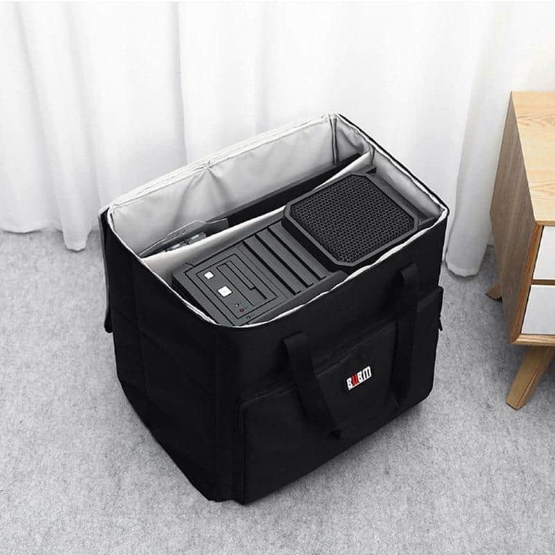 Gaming PC Travel Bag Case for Desktop Monitor Keyboard Accessories