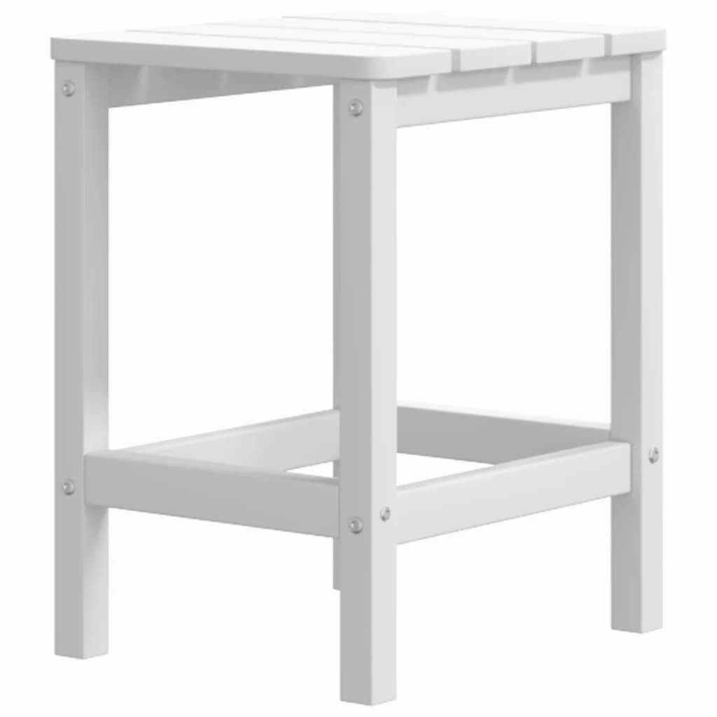 Garden Adirondack Table White HDPE