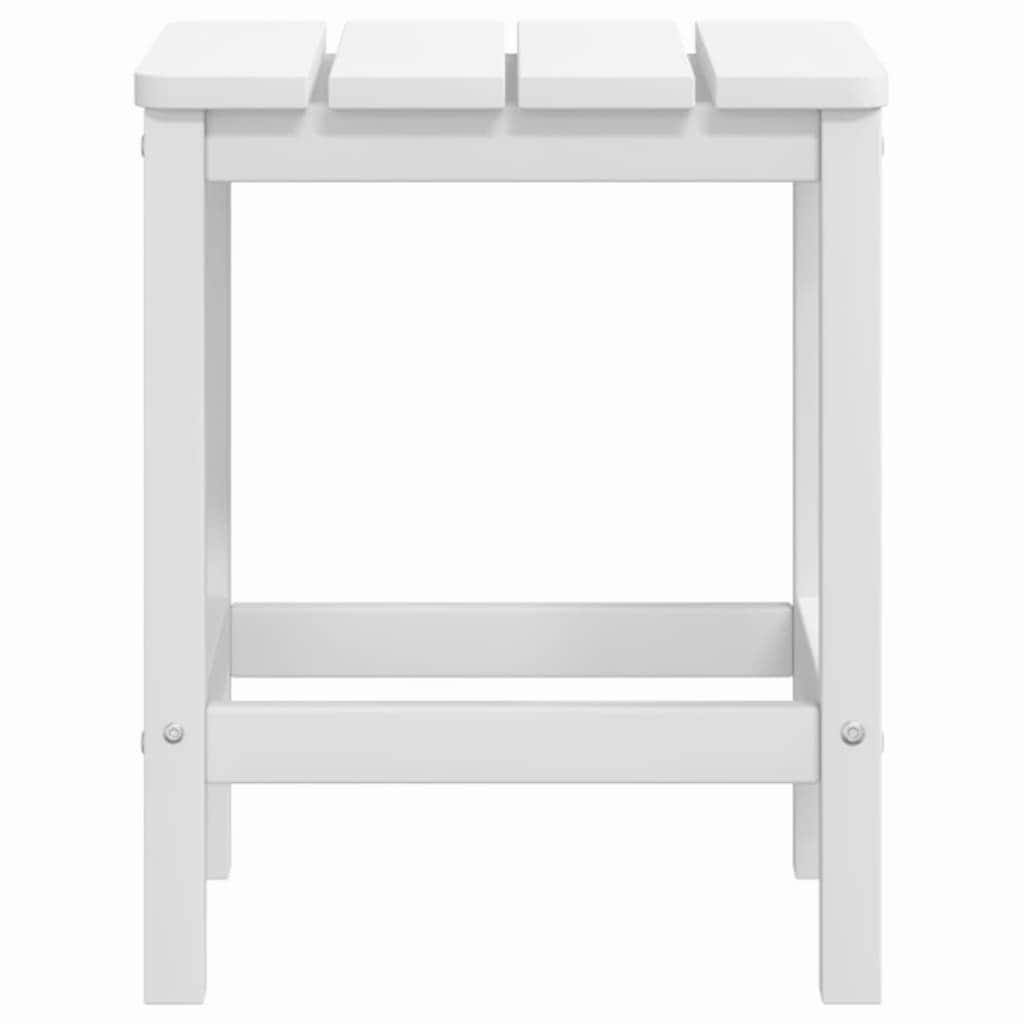 Garden Adirondack Table White HDPE