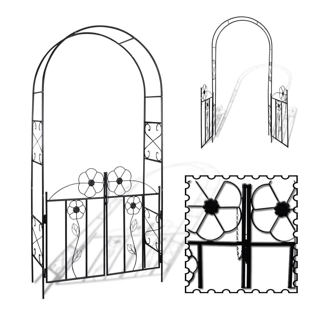 Garden Arch Door, Garden Arches, Trellises, Arbours & Pergolas