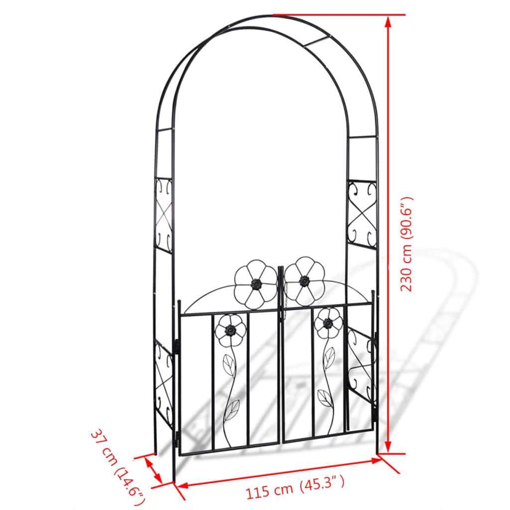 Garden Arch Door with Garden Arches, Trellises, Arbours & Pergolas