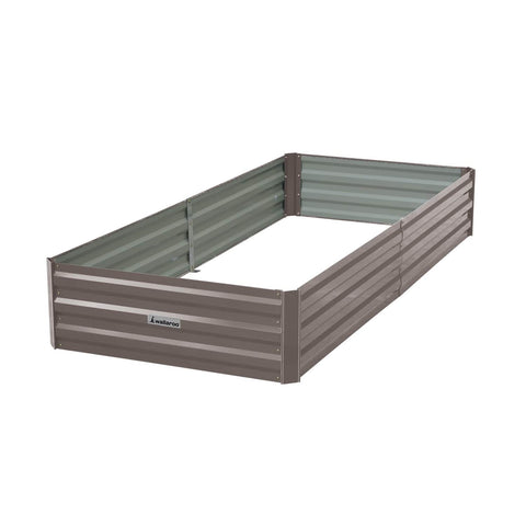 Garden Bed 210 X 90 X 30Cm Galvanized Steel - Grey