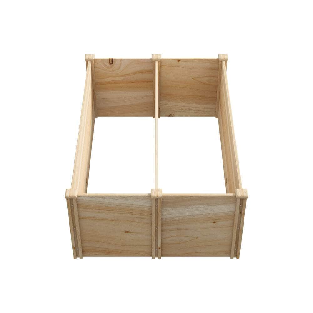 Garden Bed 240x45x45cm Raised Wooden Planter Outdoor Vegetable Flower Box