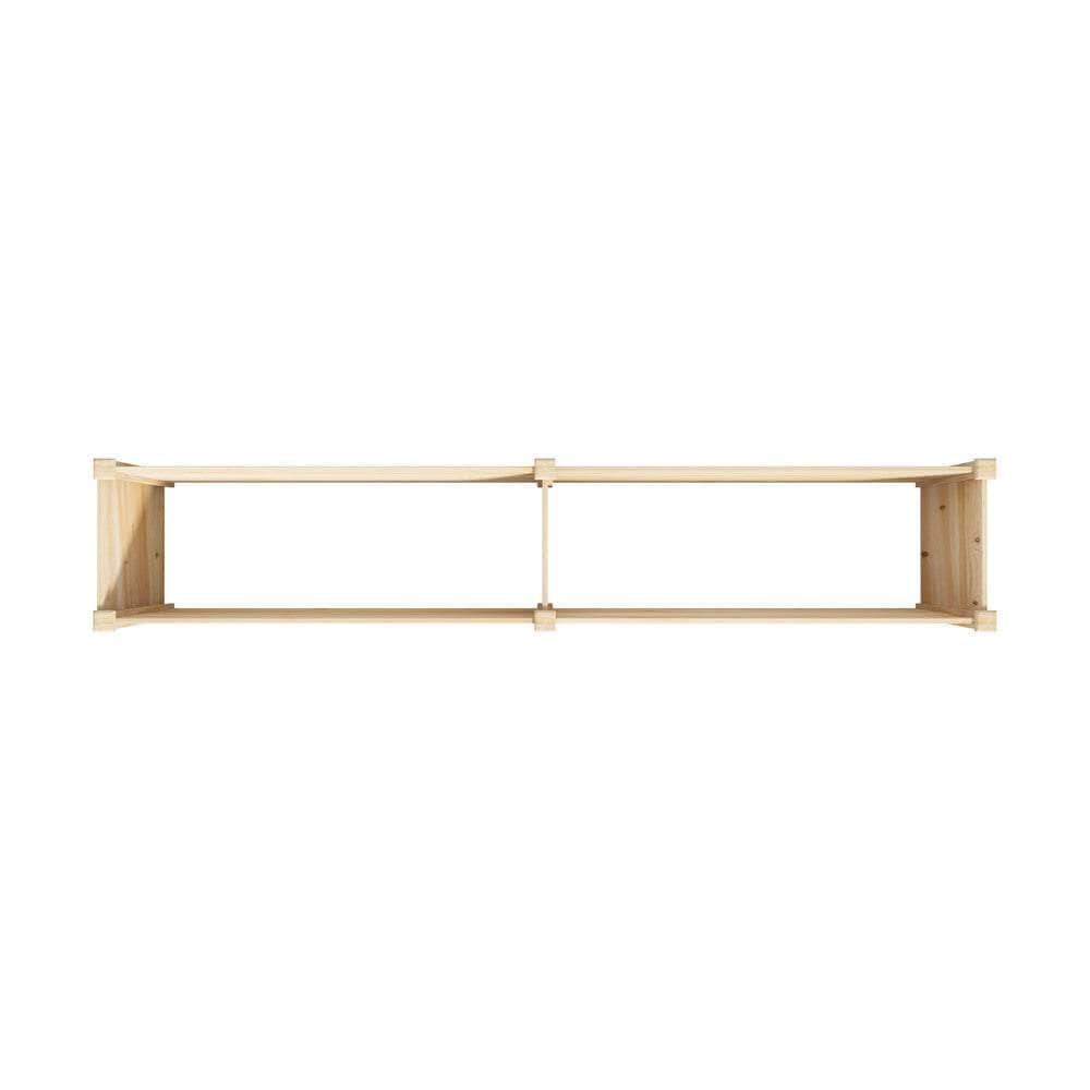 Garden Bed 240x45x45cm Raised Wooden Planter Outdoor Vegetable Flower Box