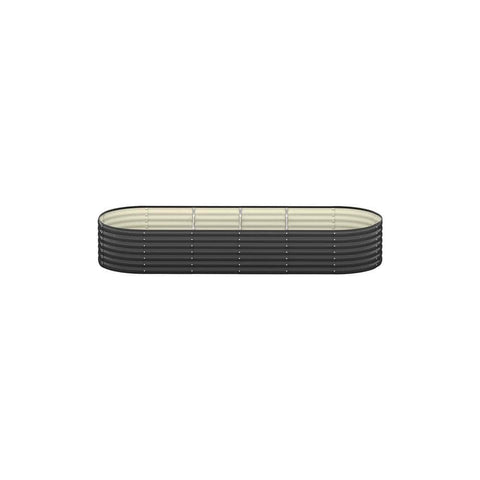 Garden Bed 240X80X56cm Galvanised Steel 4pcs