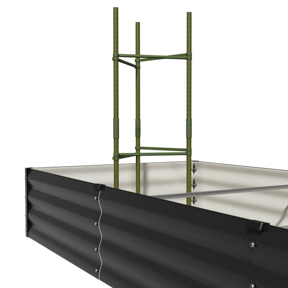 Garden Bed 290x90x30cm Planter Stand Box Galvanise