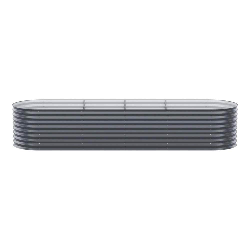 Garden Bed 320X80X56cm Oval Planter Box