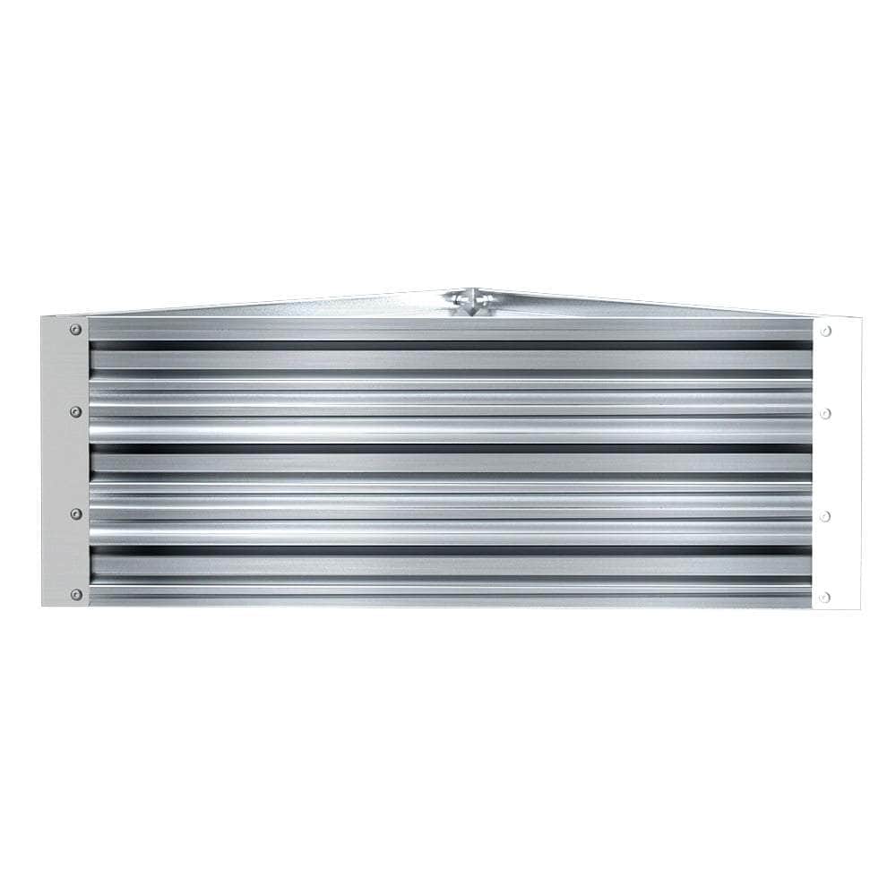Garden Bed 86x86x30cm Planter Box Raised Container Galvanised Herb