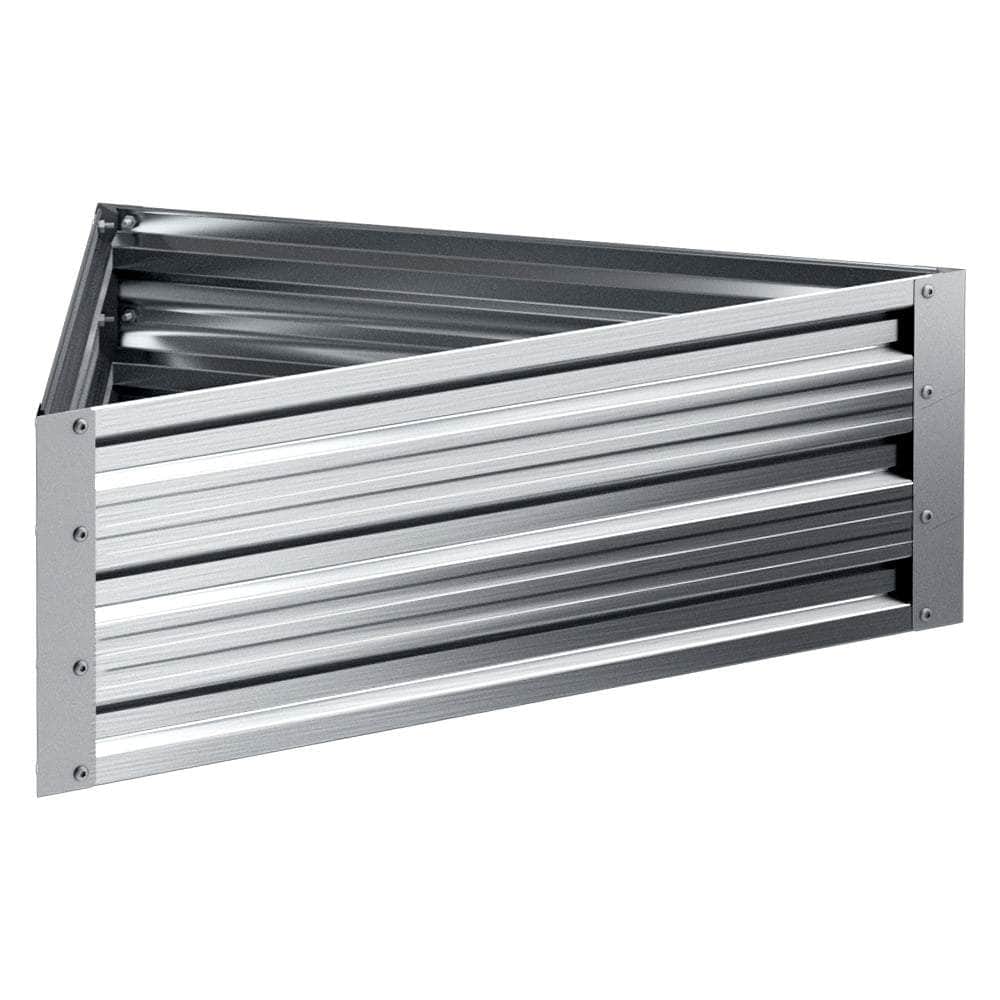 Garden Bed 86x86x30cm Planter Box Raised Container Galvanised Herb
