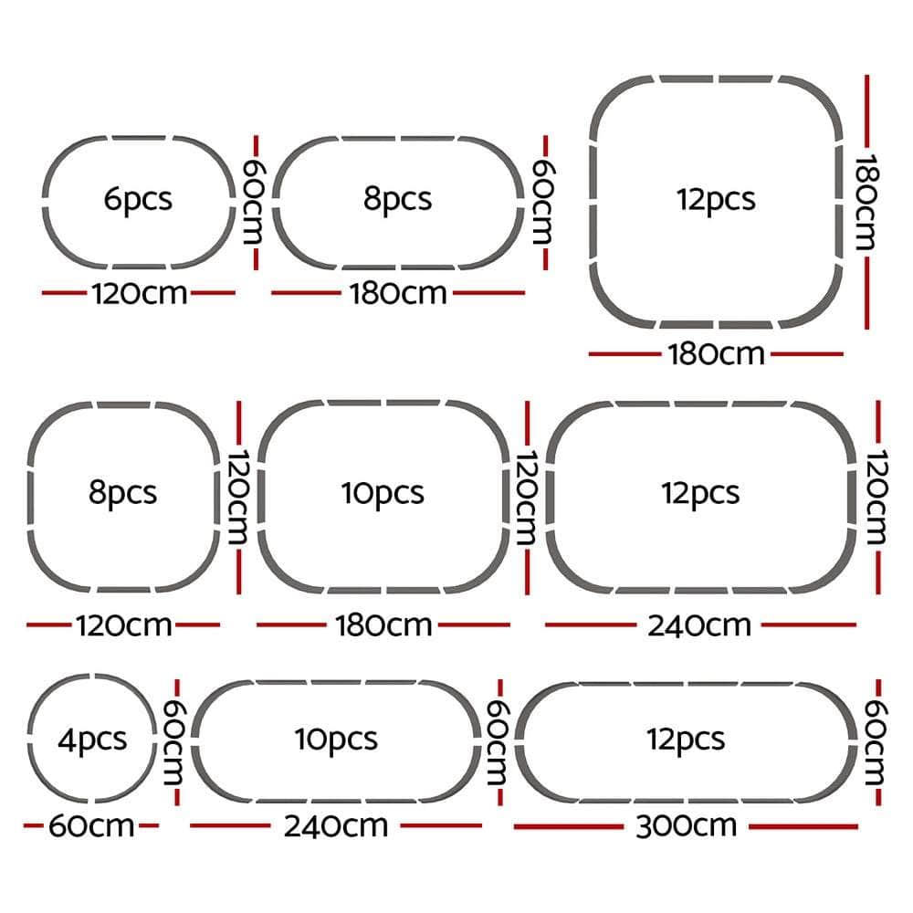 40Cm - Garden Bed 9 In 1 Modular Planter Box 40CM height