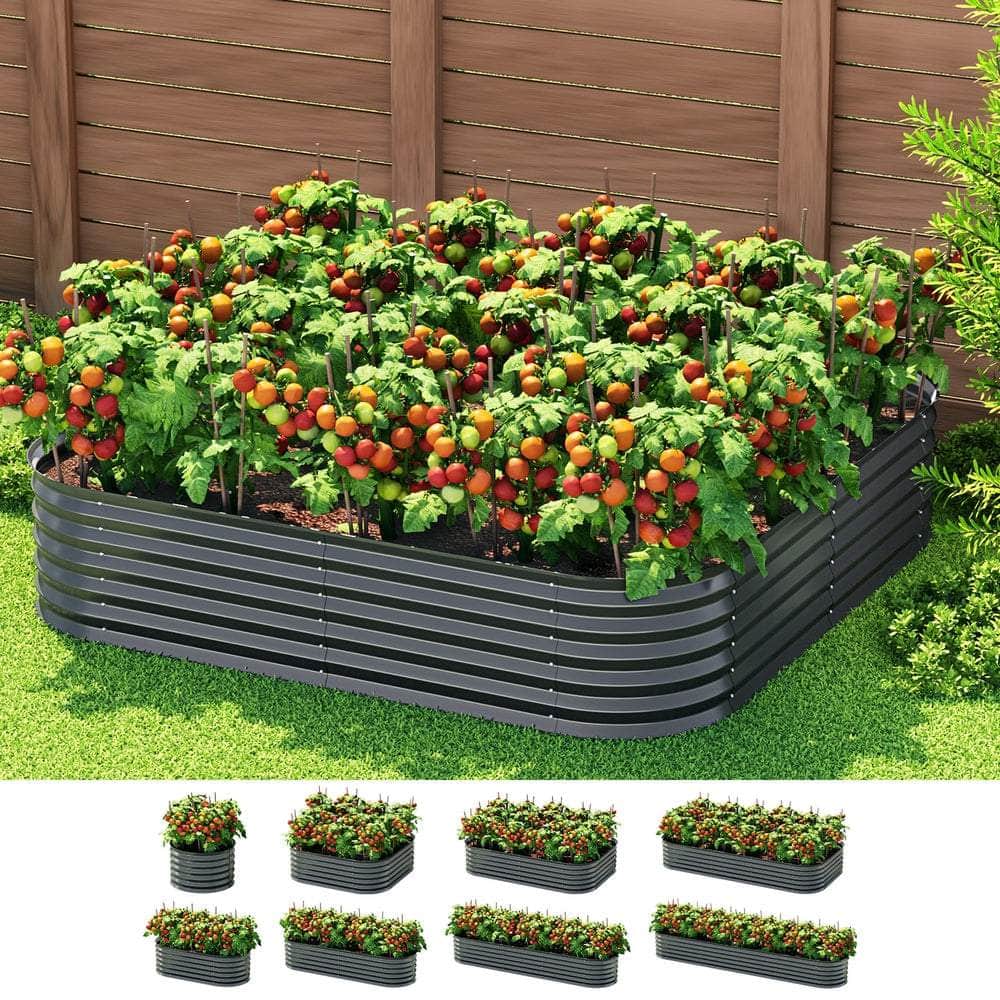 Garden Bed 9 In 1 Modular Planter Box 40CM height, Garden Beds & Planters