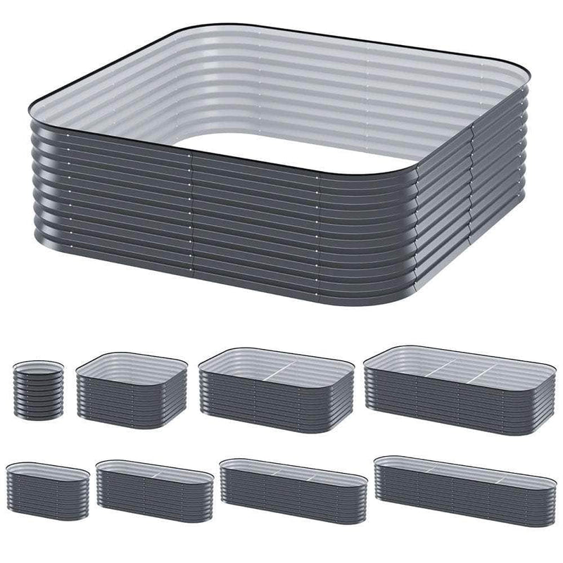 56Cm - Garden Bed 9 In 1 Modular Planter Box 56CM height