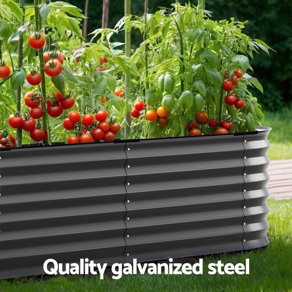 Garden Bed 9 In 1 Modular Planter Box Raised Container Galvanised, Garden Beds & Planters