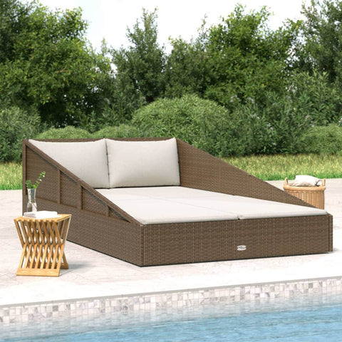 Garden Bed Brown  Poly Rattan