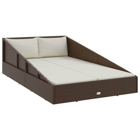 Garden Bed Brown  Poly Rattan