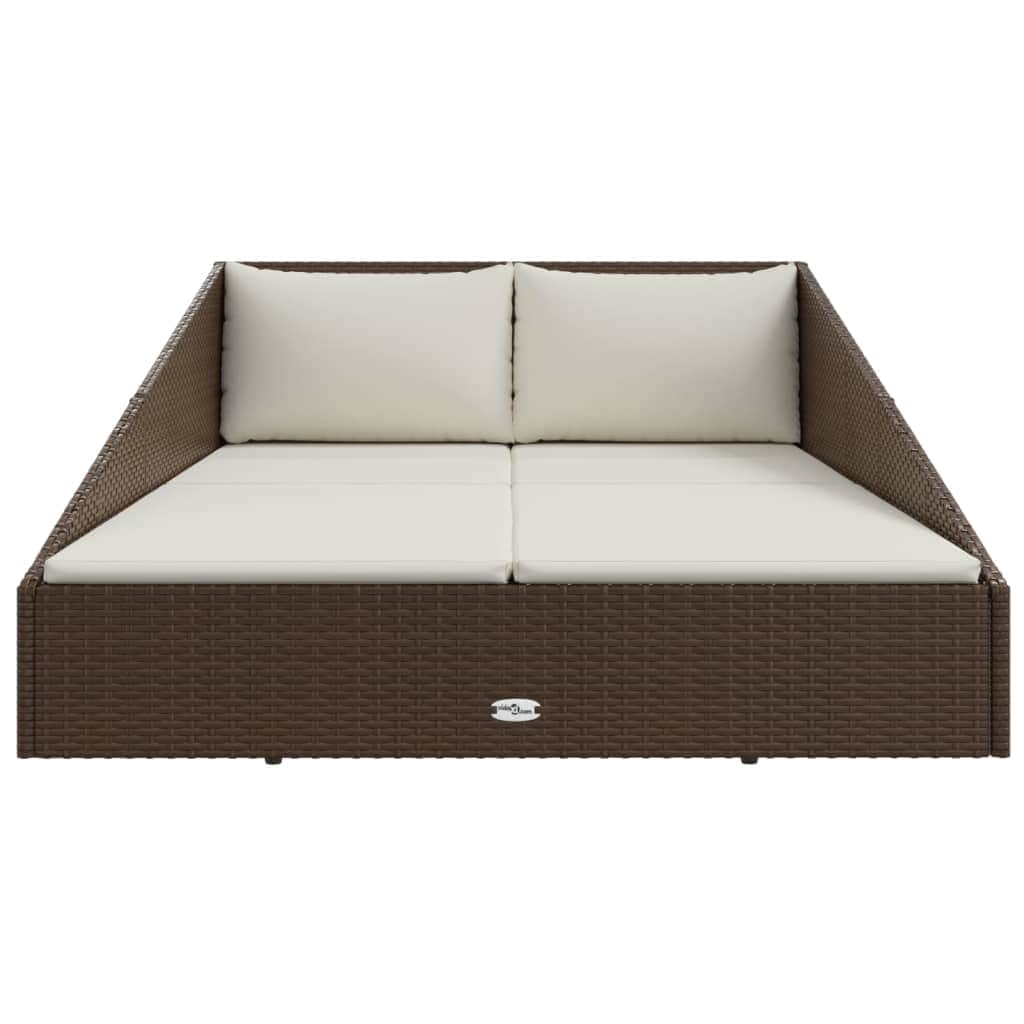 Garden Bed Brown  Poly Rattan