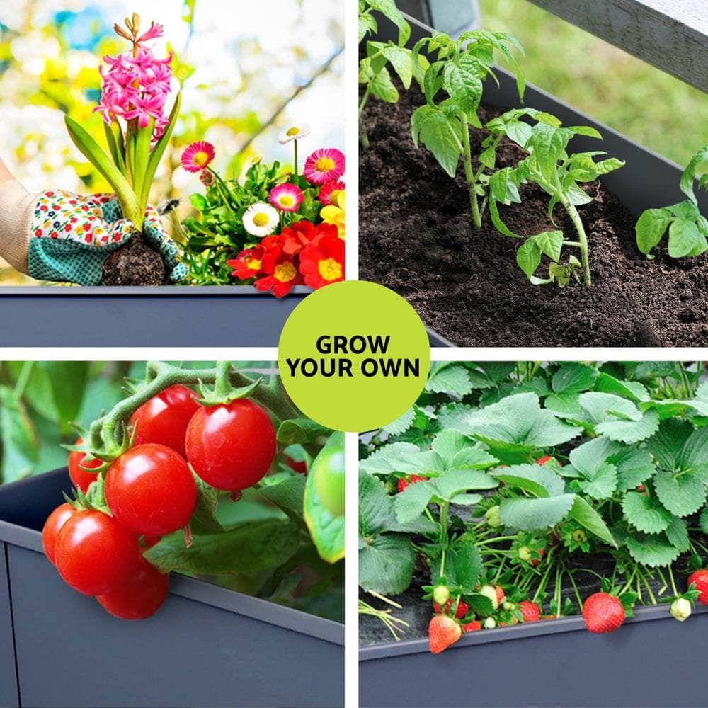 Garden Bed Elevated 100X40X80cm Planter Box Raised Container Herb, Garden Beds & Planters