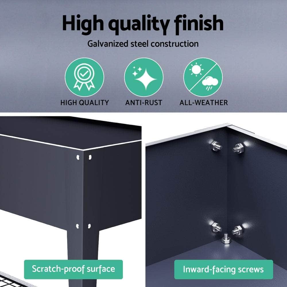 Garden Bed Elevated 100X40X80cm Planter Box Raised Container Herb with Garden Beds & Planters