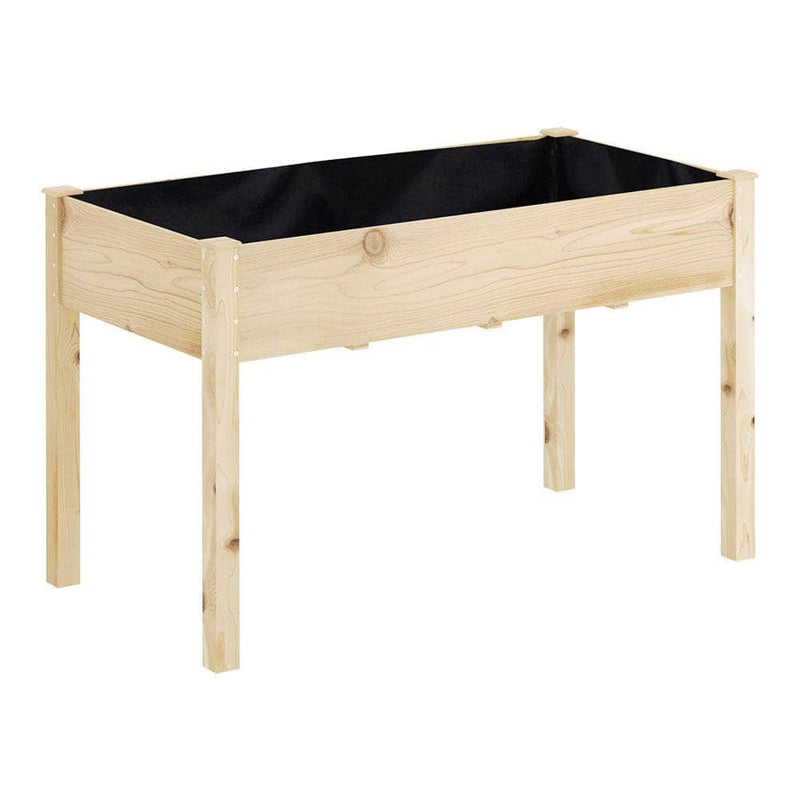 Garden Bed Elevated 120x60x80cm Wooden Planter Box Raised
