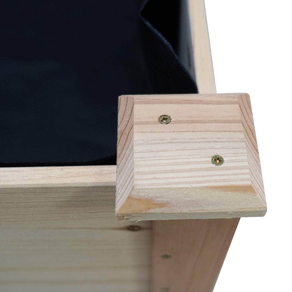 Garden Beds & Planters - Garden Bed Elevated 120x60x80cm Wooden Planter Box Raised Container