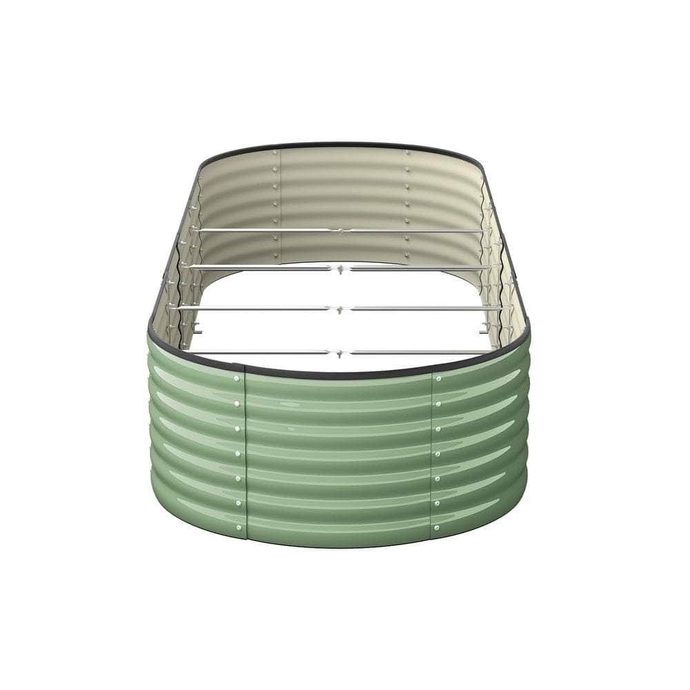 Garden Bed Planter Box Raised Container Galvanised Green