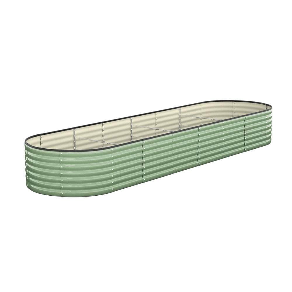 Garden Bed Planter Box Raised Container Galvanised Green