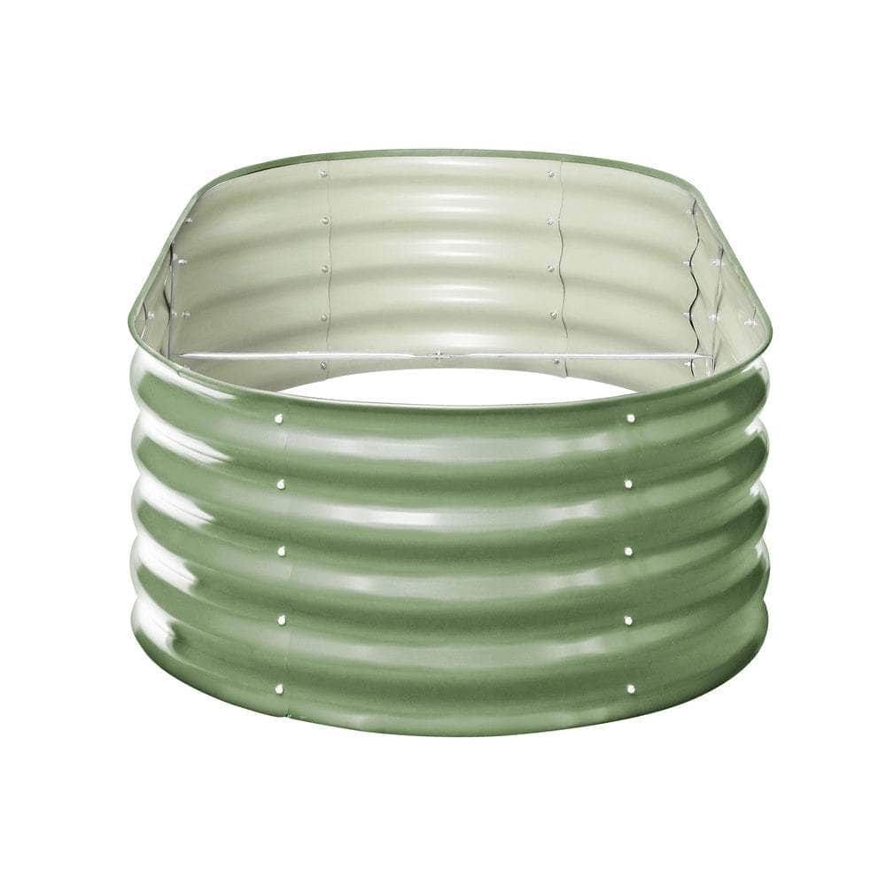 Garden Bed Planter Box Raised Container Galvanised Green