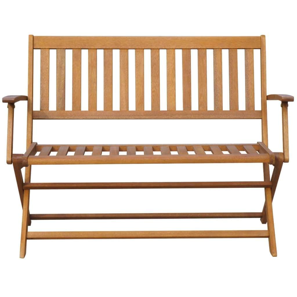 Garden Bench 120 cm Solid Acacia Wood - Simple deals