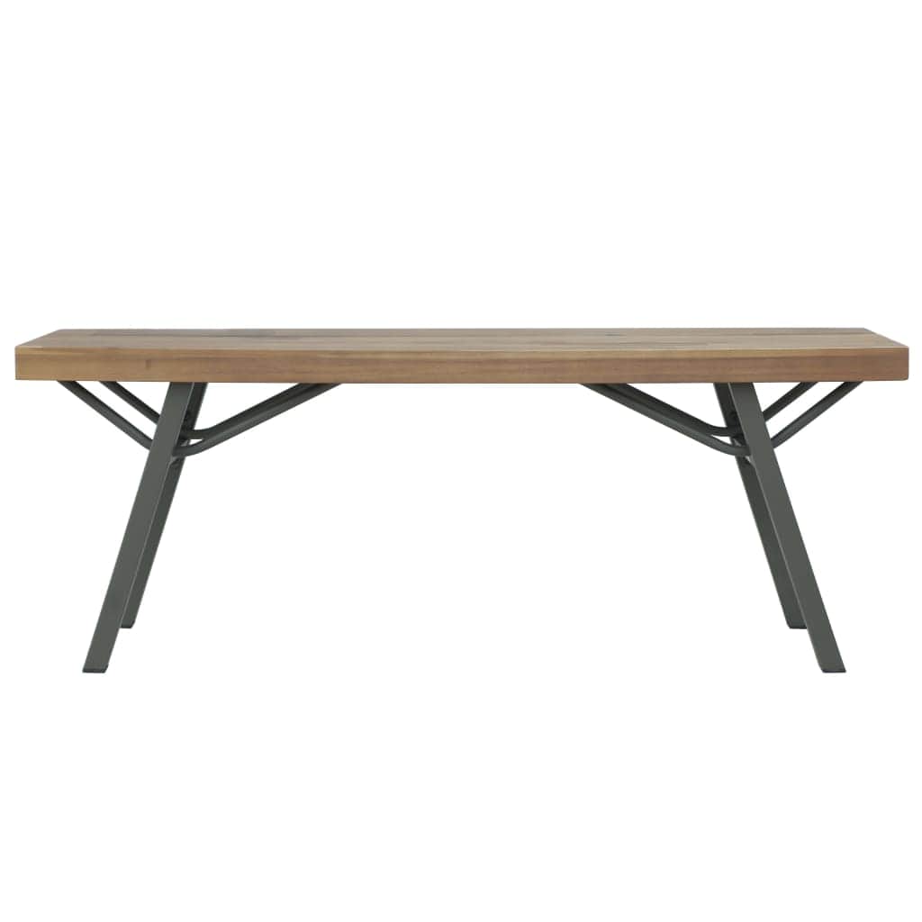 Garden Bench 120 cm Solid Acacia Wood - Simple deals