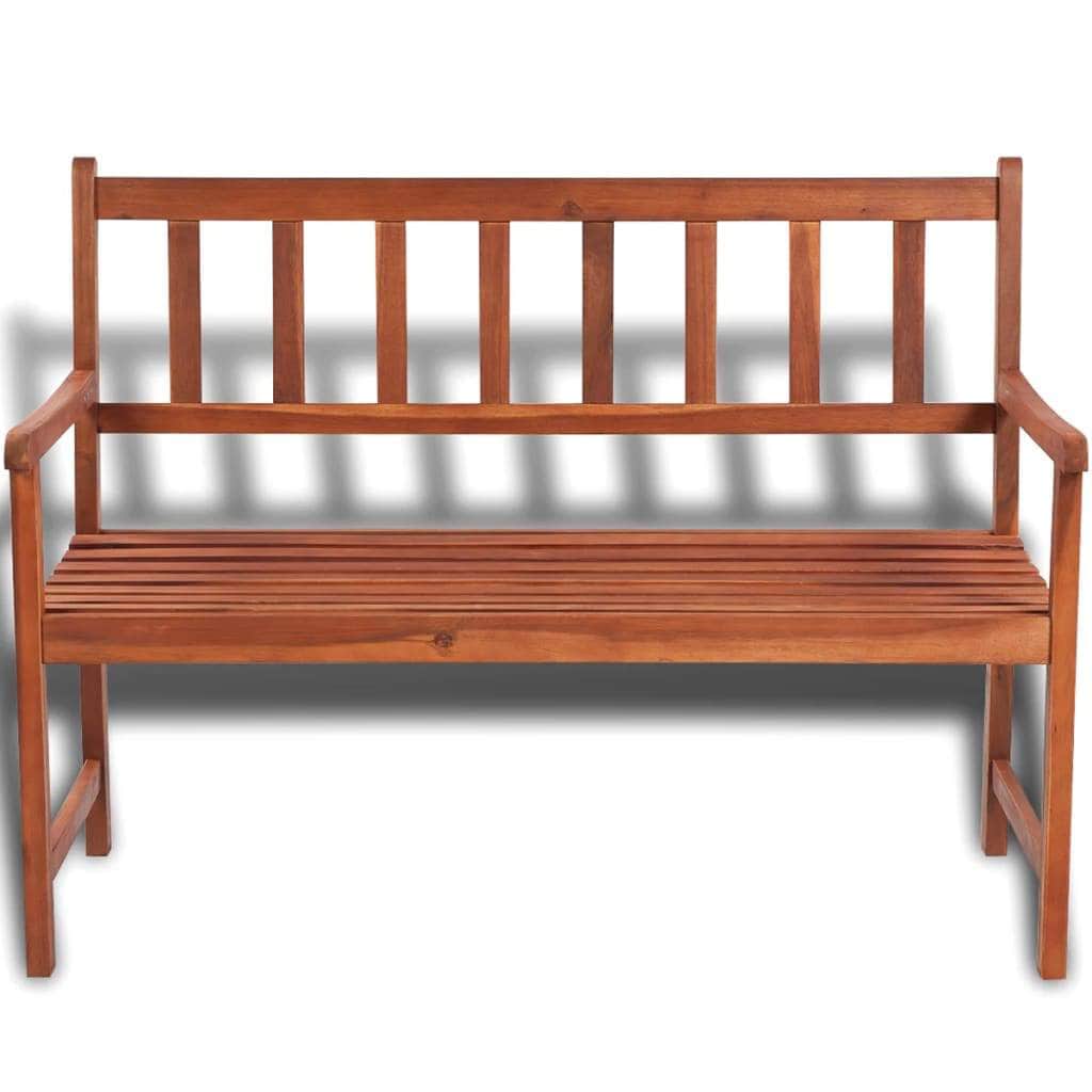 Garden Bench 120 cm Solid Acacia Wood - Simple deals