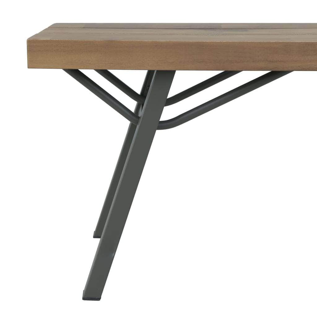 Garden Bench 120 cm Solid Acacia Wood - Simple deals