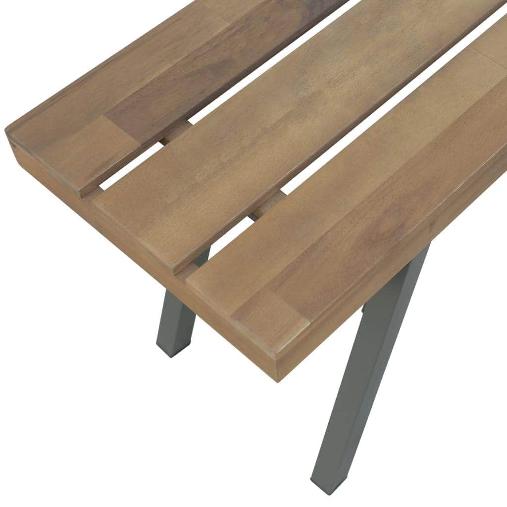 Garden Bench 120 cm Solid Acacia Wood - Simple deals
