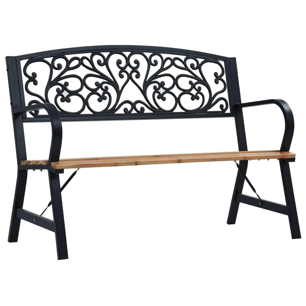 Garden Bench 120 cm Wood - Outdoor Benches