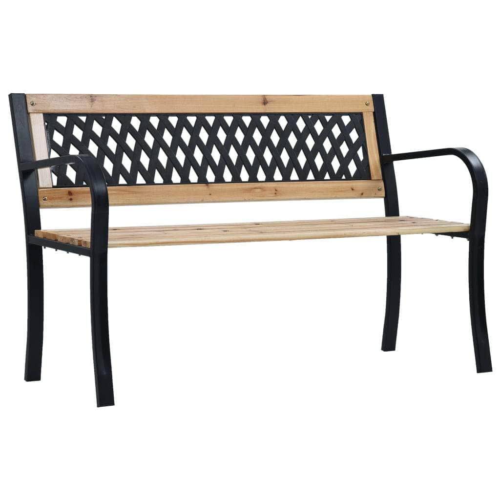 Garden Bench 120 cm Wood - Outdoor Benches