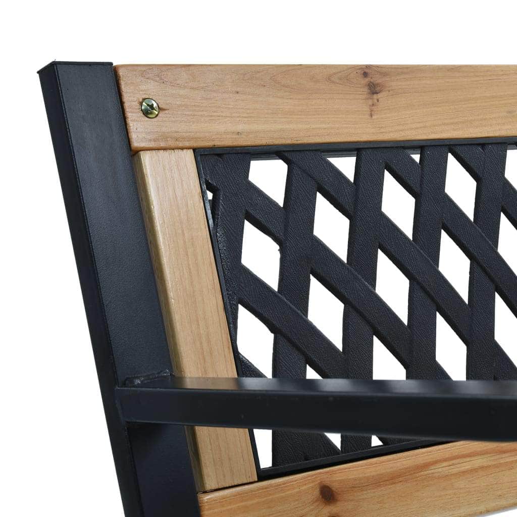 Wood finish - Garden Bench 120 cm Wood