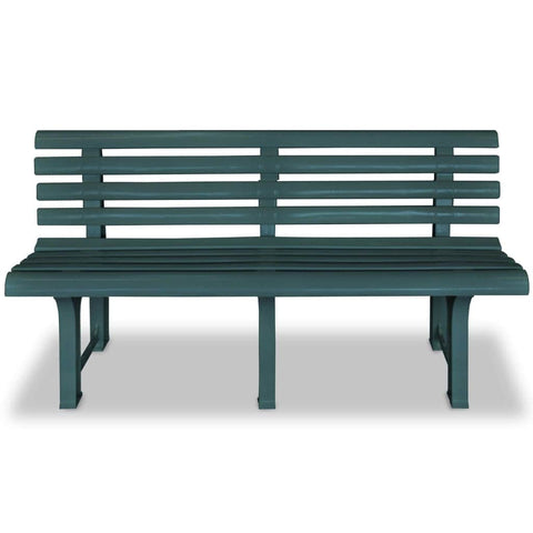 Garden Bench 145,5 cm Plastic Green