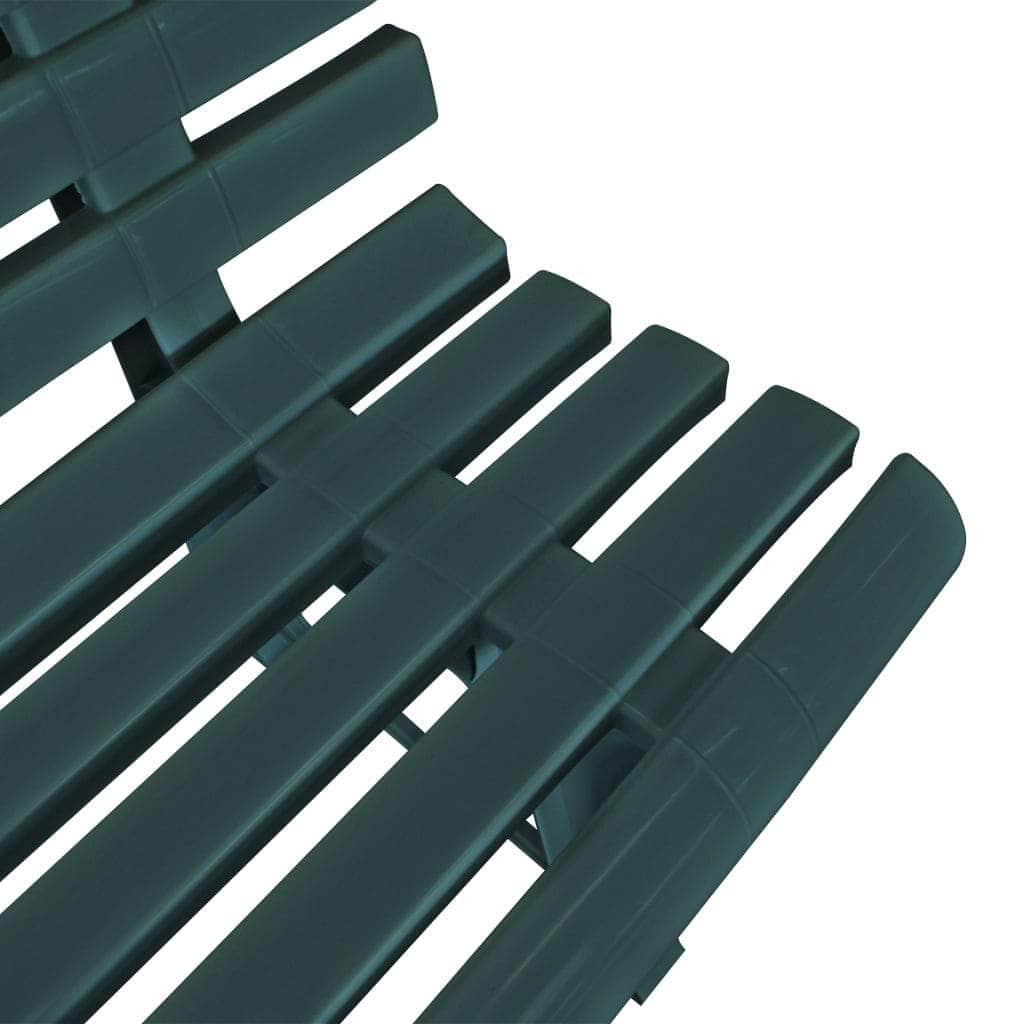 Garden Bench 145,5 cm Plastic Green