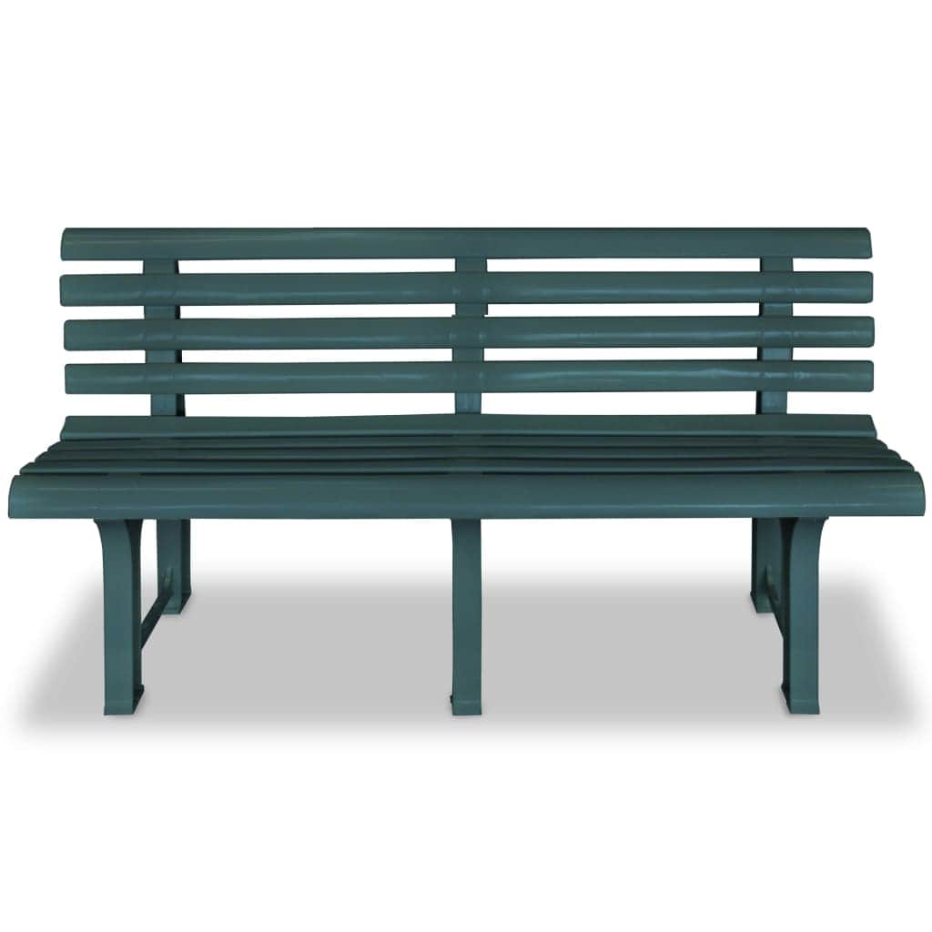 Garden Bench 145,5 cm Plastic Green - Simple deals