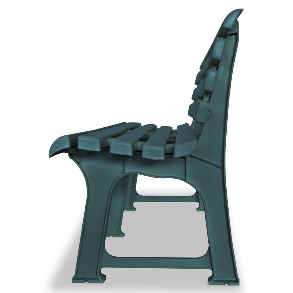 Garden Bench 145,5 cm Plastic Green - Simple deals