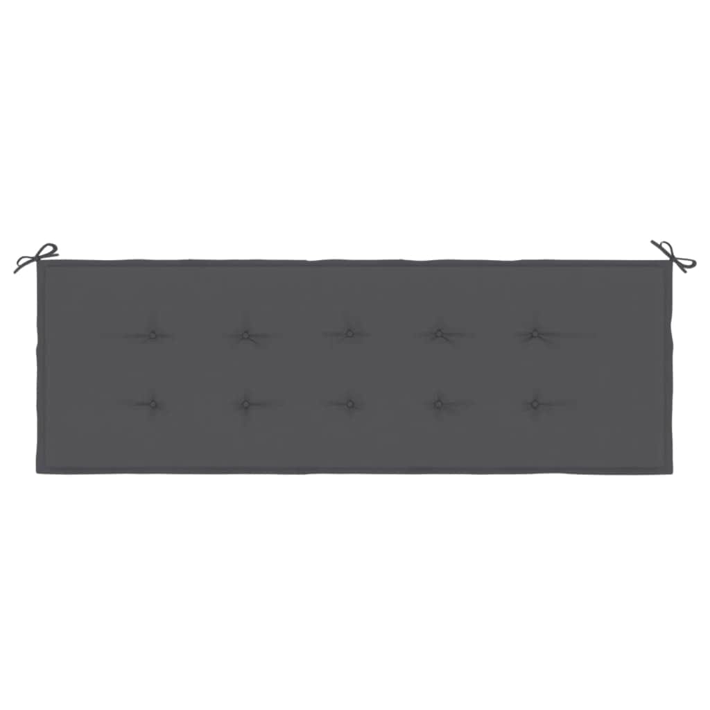 Garden Bench Cushion Anthracite Durable