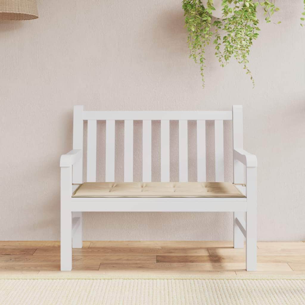 Garden Bench Cushion Beige 1