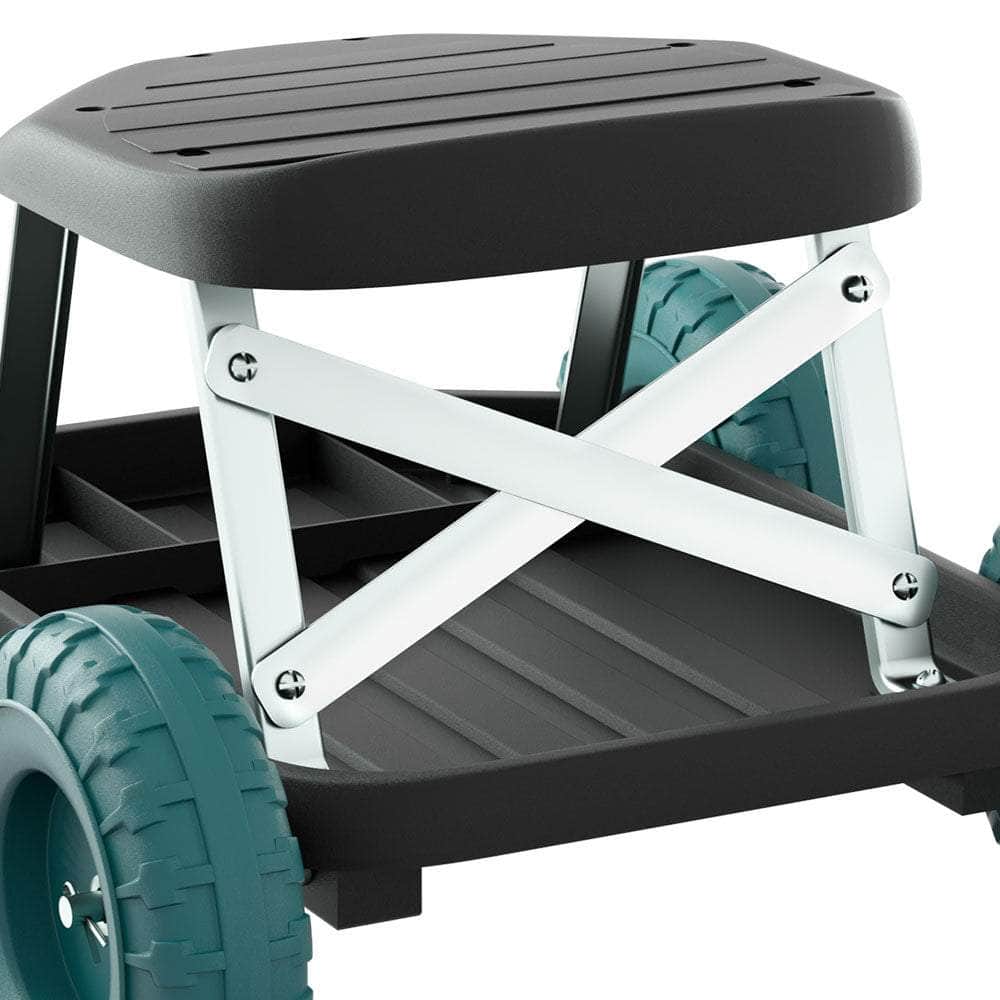 Garden Cart Rolling Stool With Wheels Gardening Helper Seat Farm Yard