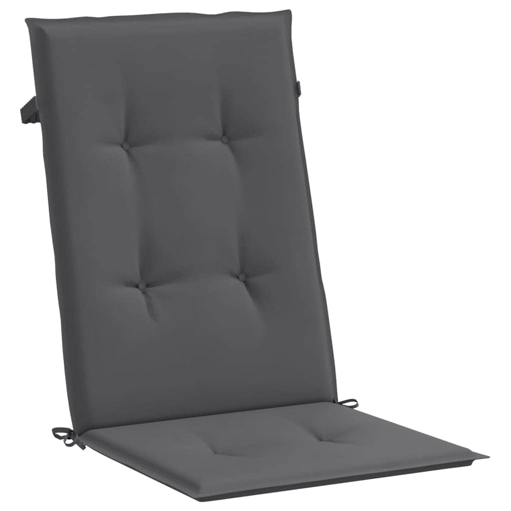 Garden Chair Cushions 2 pcs Anthracite