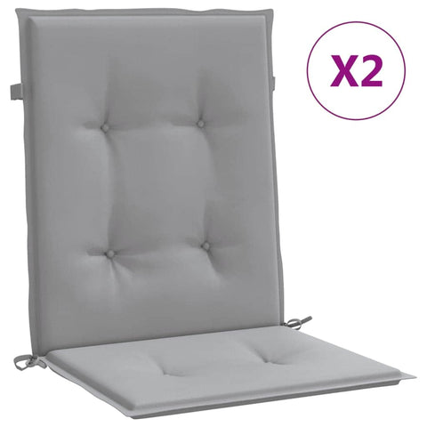 Garden Chair Cushions 2 pcs Grey