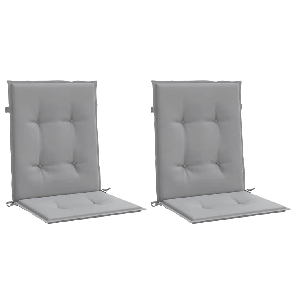 Garden Chair Cushions 2 pcs Grey